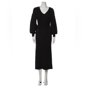 STAUD Knit Midi Dress